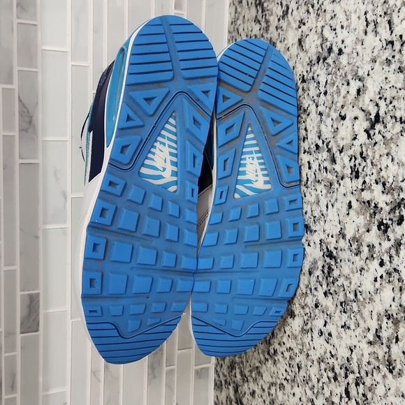 Platinum Gray & Binary Blue Nike Air Max Navigate Running Shoes  14 - 454251-043 - Picture 6 of 7